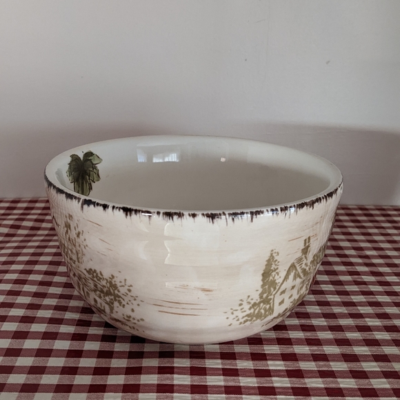 Pumpkin Fest Hand Painted Soup / Salad Bowl - Picture 3 of 8